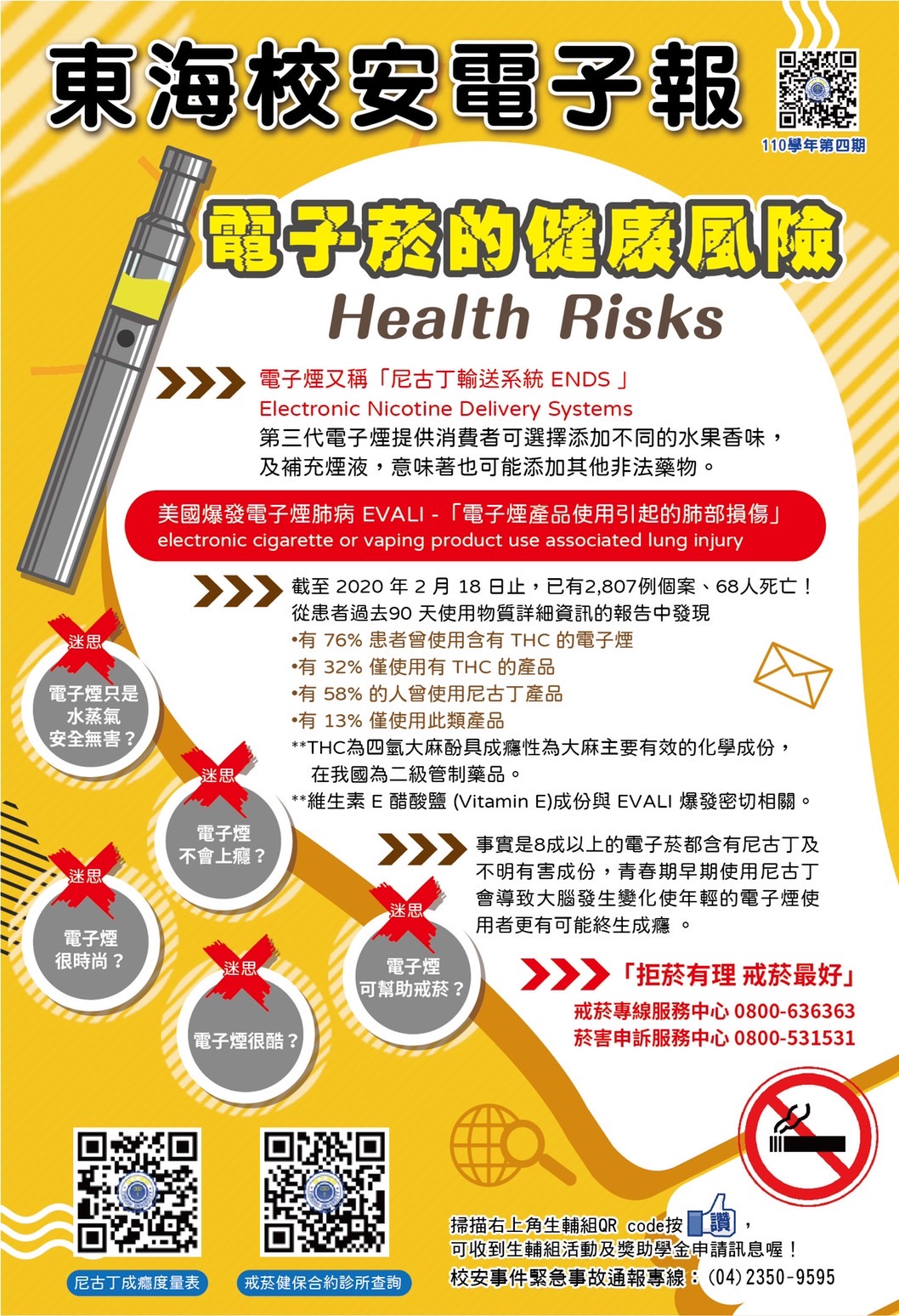 電子菸的健康風險